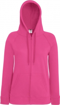 Damen Kapuzen Sweatjacke (Lady-Fit LW Hooded Sweat Jacket)