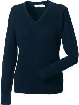 Damen V-Neck Strickpullover (710F)