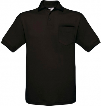 Piqué Polo mit Brusttasche (Safran Pocket)