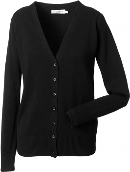 Damen V-Neck Strickjacke (715F)