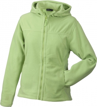 Damen Microfleece Kapuzenjacke (JN 146)