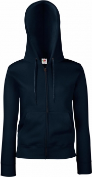 Damen Kapuzen Sweatjacke (Premium Lady-Fit Hooded Jacket)