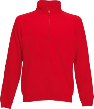 Sweater mit 1/4 Zip (Premium Zip Neck Sweat)