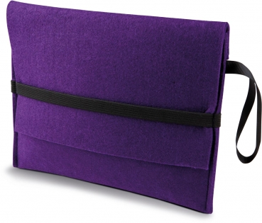 Tablet Filzbeutel mit Patte (KI0314)