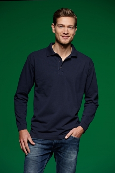Preview: Polo-Piqué Long-Sleeved