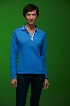 Preview: Ladies' Polo Long-Sleeved