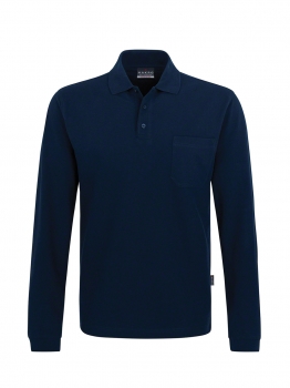Longsleeve-Pocket-Poloshirt Top