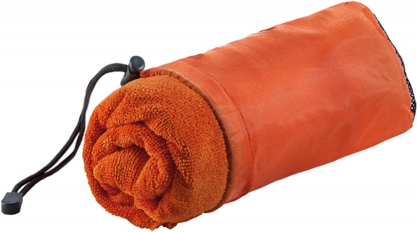 Microfaser Handtuch mit Tasche (K109)