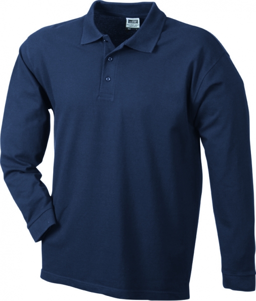 Polo-Piqué Long-Sleeved
