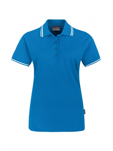 Women-Poloshirt Twin-Stripe